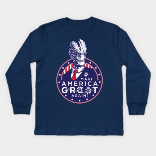 I Am President! Kids Long Sleeve T-Shirt